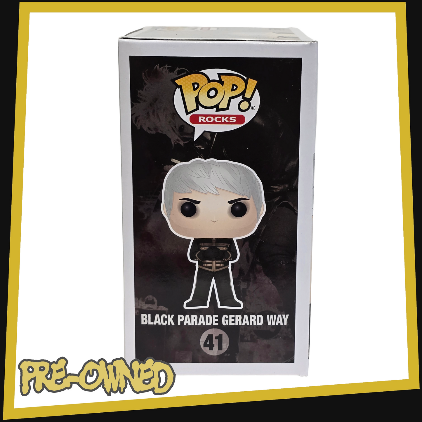 Black Parade Gerard Way - MCR My Chemical Romance #41 Funko POP! Rocks 3.75"