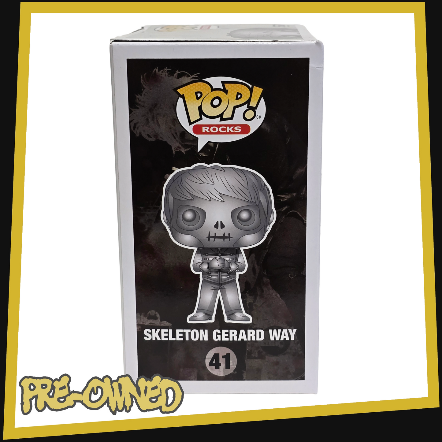 Skeleton Gerard Way - MCR My Chemical Romance #41 Metallic Hot Topic Exclusive Funko POP! Rocks 3.75"