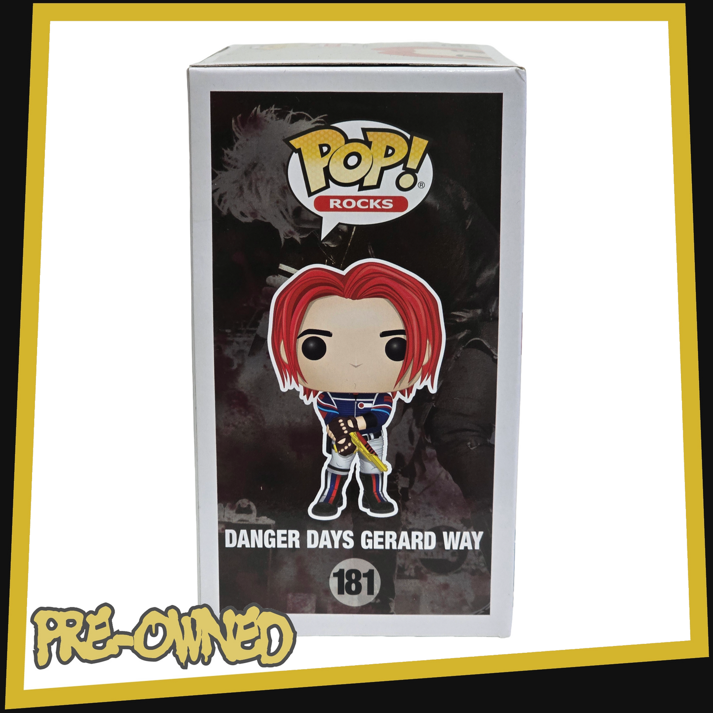 Danger Days Gerard Way - MCR My Chemical Romance Hot Topic Exclusive #181 Funko POP! Rocks 3.75"