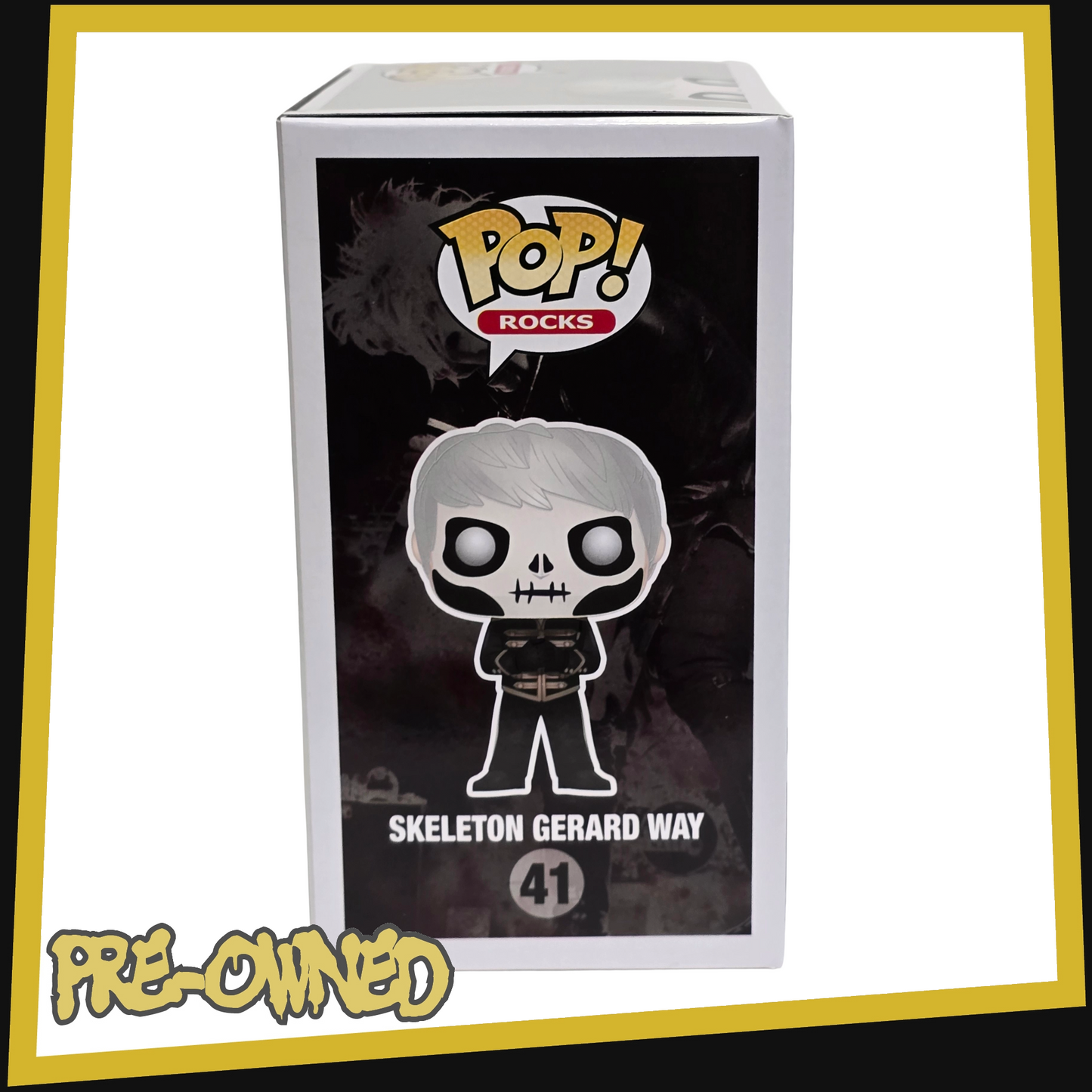 Skeleton Gerard Way - MCR My Chemical Romance #41 Hot Topic Exclusive Funko POP! Rocks 3.75"
