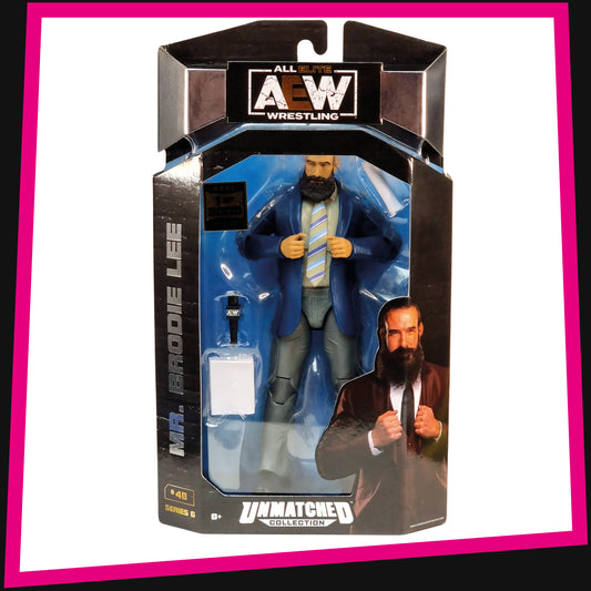 Brodie Lee - 1 of 3000 Rare Edition AEW Unmatched Collection: Series 6 #48 Jazwares