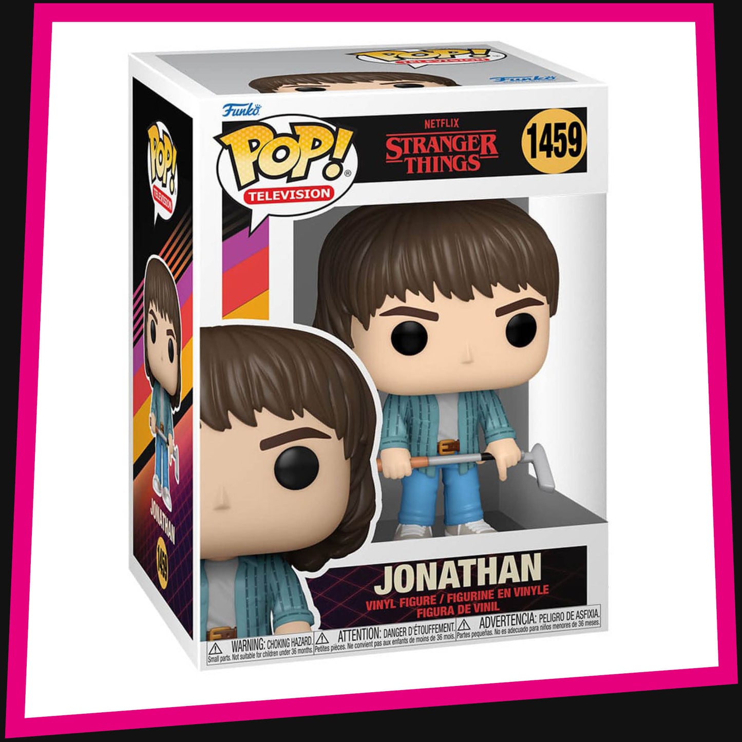 Jonathan (with Golf Club) - Stranger Things #1459 Funko POP! Television 3.75"