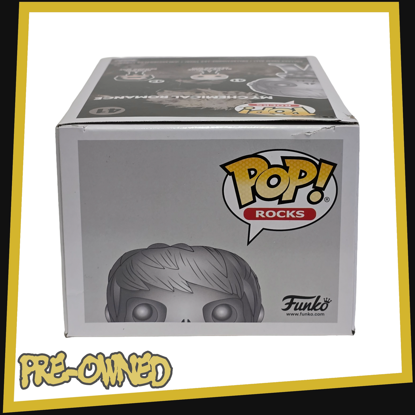 Skeleton Gerard Way - MCR My Chemical Romance #41 Metallic Hot Topic Exclusive Funko POP! Rocks 3.75"