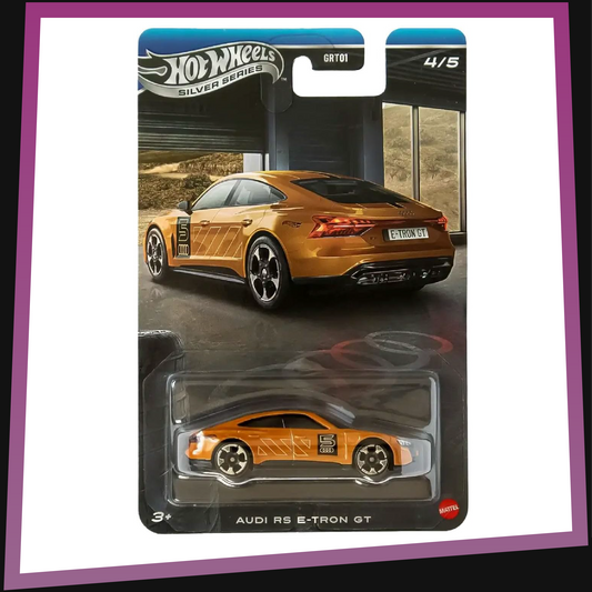 Audi RS e-Tron GT - 4/5 Hot Wheels Silver 1:64 GRT01