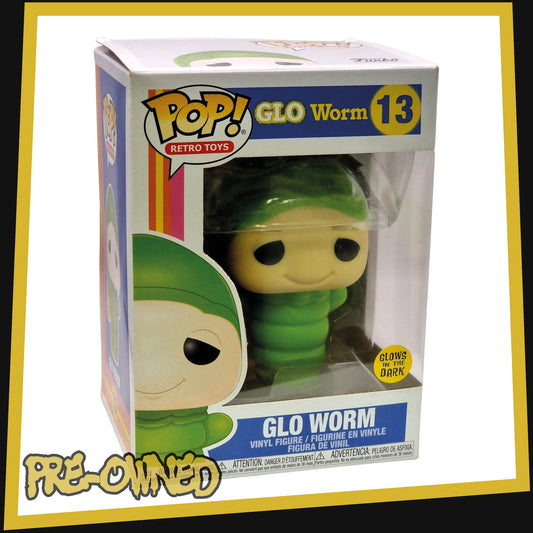 Glo Worm - Glo Worm GITD #13 Funko POP! Vinyl Retro Toys 3.75"