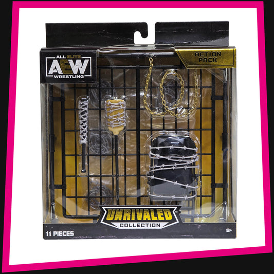 Barbed Wire Accessory Action Pack - US Exclusive AEW Jazwares