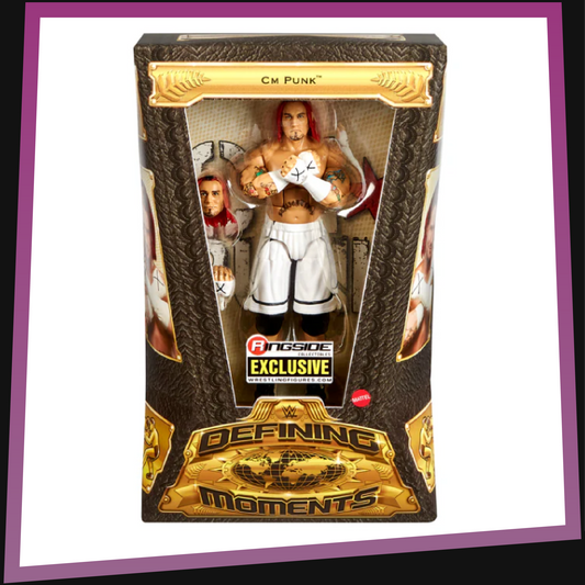 CM Punk (Shorts) -  Defining Moments Ringside Collectibles Exclusive WWE Mattel *PRE-ORDER ETA: LATE DECEMBER*