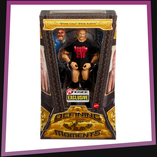 Stone Cold Steve Austin (Bloody WM13) - Defining Moments Ringside Collectibles Exclusive WWE Mattel ETA: NOV