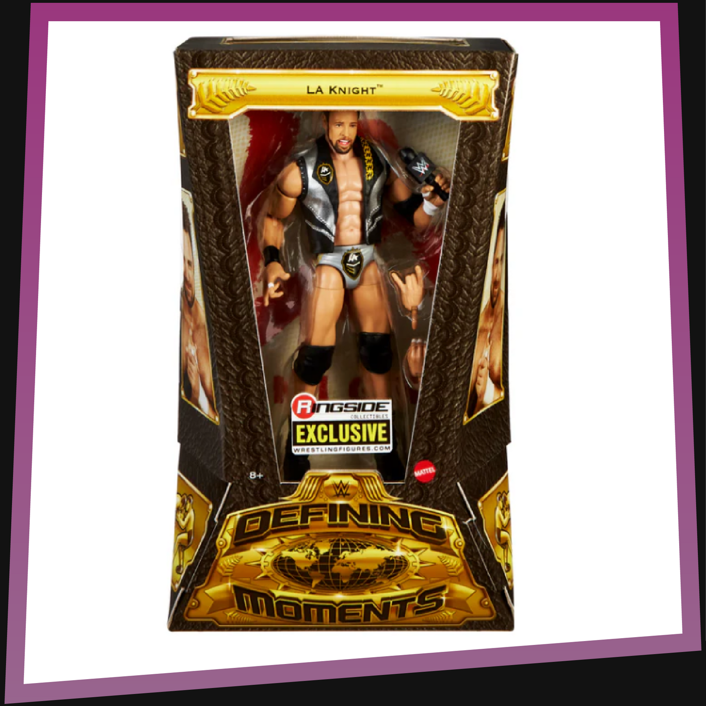 LA Knight - Defining Moments Ringside Collectibles Exclusive WWE Mattel