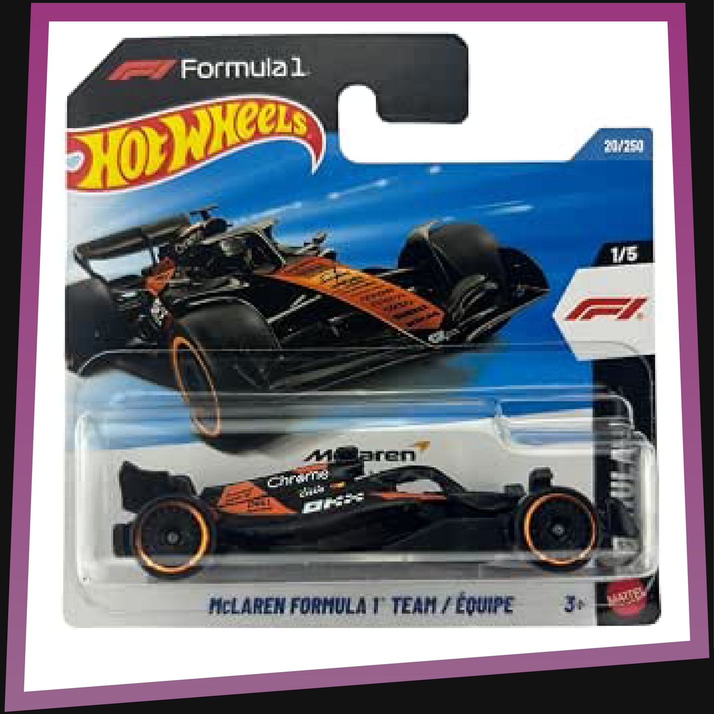 McLaren Formula 1 Team - 20/250 Hot Wheels 1:64 JJH95