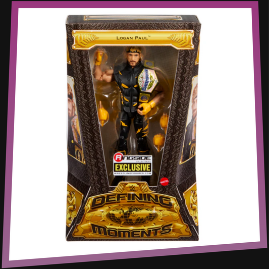 Logan Paul (US Title) - Defining Moments Ringside Collectibles Exclusive WWE Mattel ETA: OCT