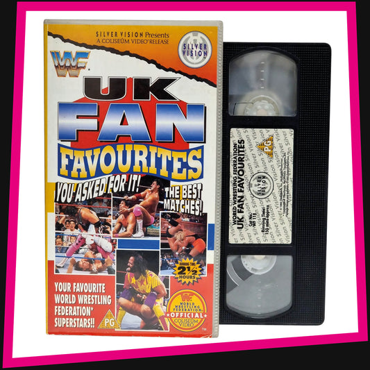 UK Fan Favourites - WWF/WWE VHS 1993 Silver Vision