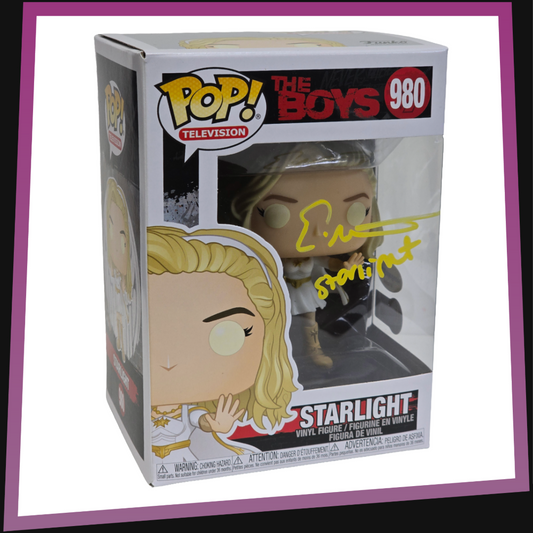 Starlight signed by Erin Moriarty - The Boys #980 Funko POP! Television 3.75"