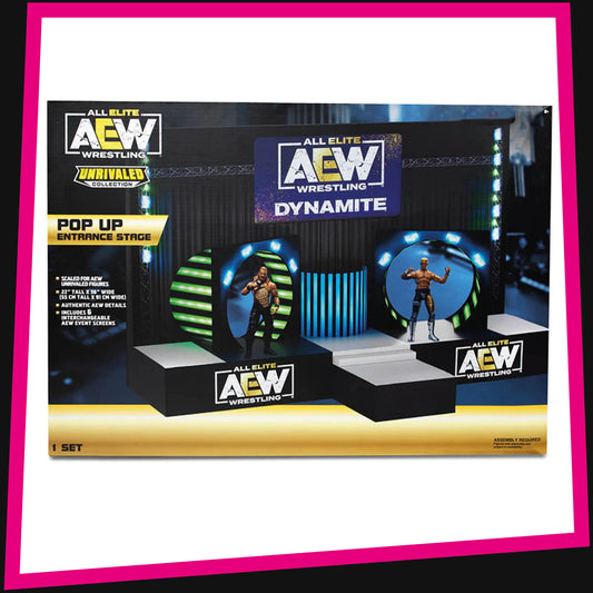 AEW Pop Up Entrance Stage Playset - Unrivaled Collection AEW Jazwares