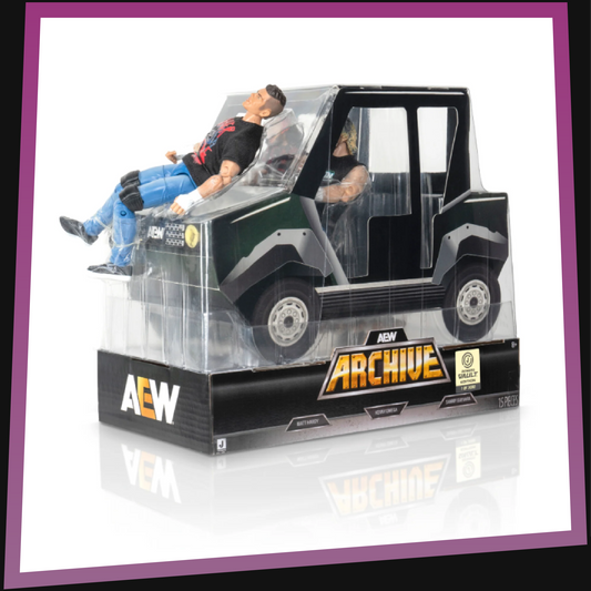 Golf Cart 3-Pack - 1 of 3000 AEW Archive Vault Exclusive Jazwares
