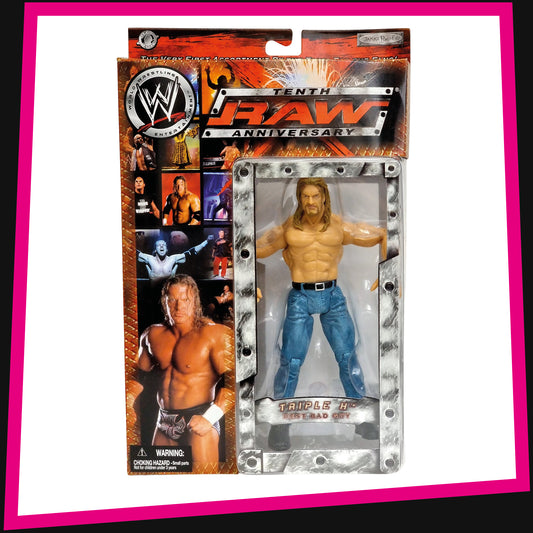 Triple H - WWE Raw Tenth Anniversary 2003 Jakks Pacific MOC