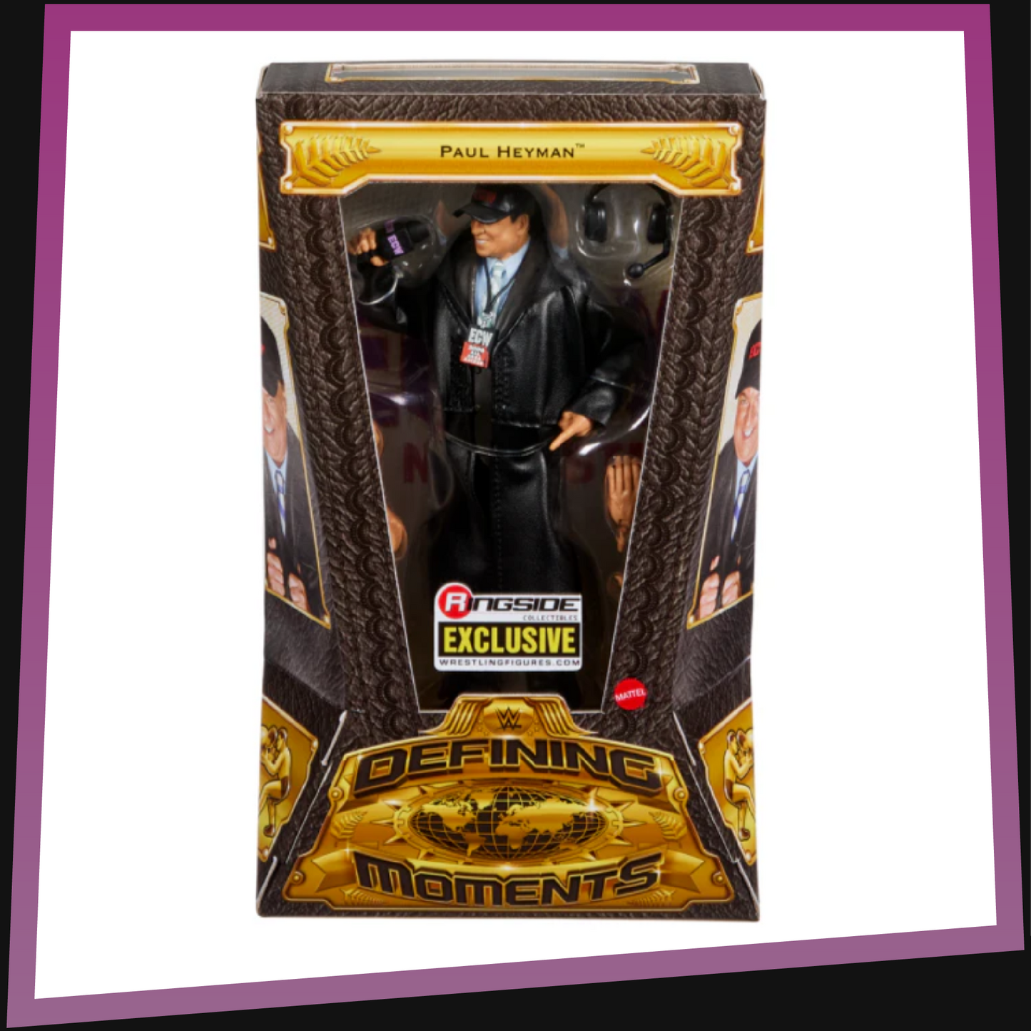 ECW Paul Heyman - Defining Moments Ringside Collectibles Exclusive WWE Mattel