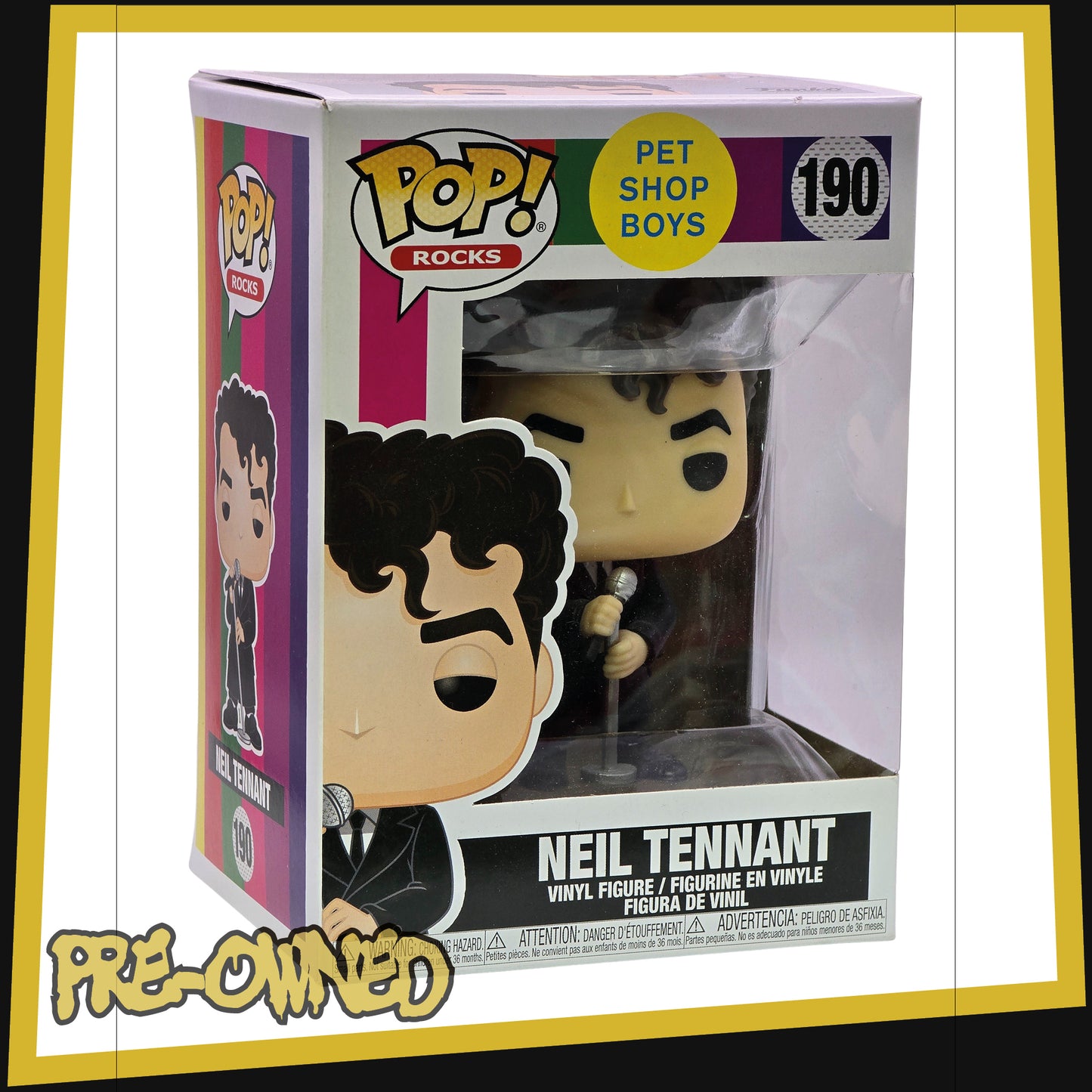 Neil Tennant - Pet Shop Boys #190 Funko POP! Rocks Vinyl 3.75"