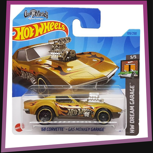 '68 Corvette - Gas Monkey Garage - 214/250 Hot Wheels 1:64 JJK47
