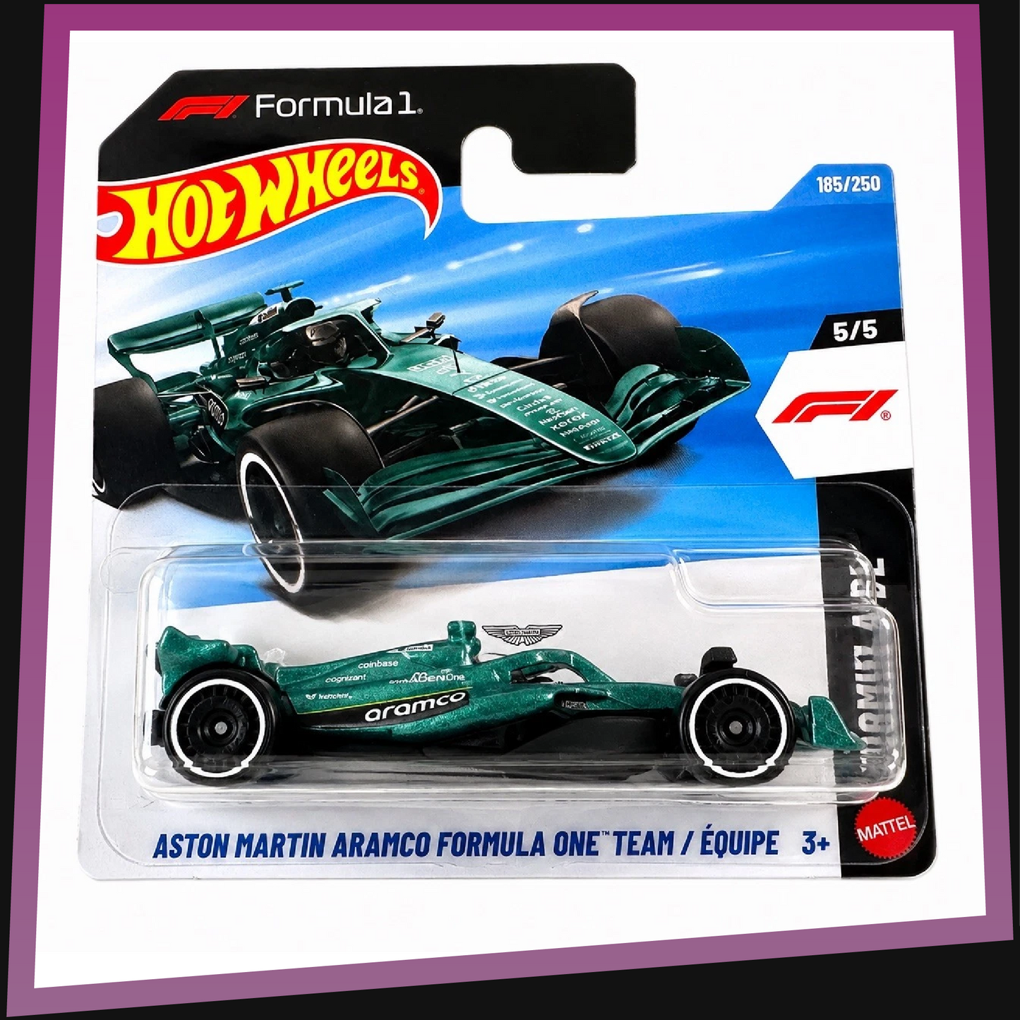 Aston Martin Aramco Formula One Team - 185/250 Hot Wheels 1:64 JJK25