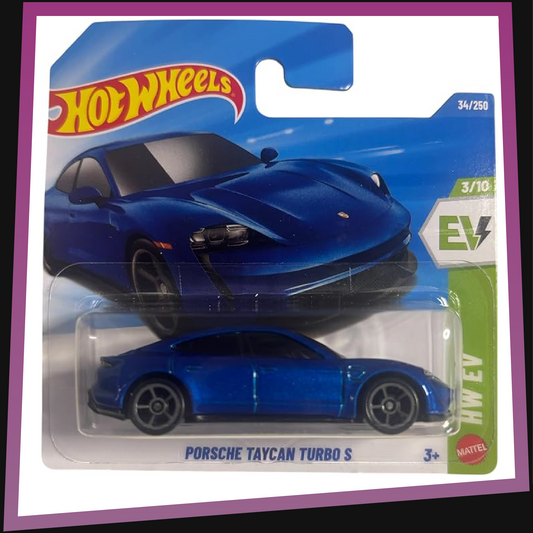 Porsche Taycan Turbo S - 34/250 Hot Wheels 1:64 JJL01