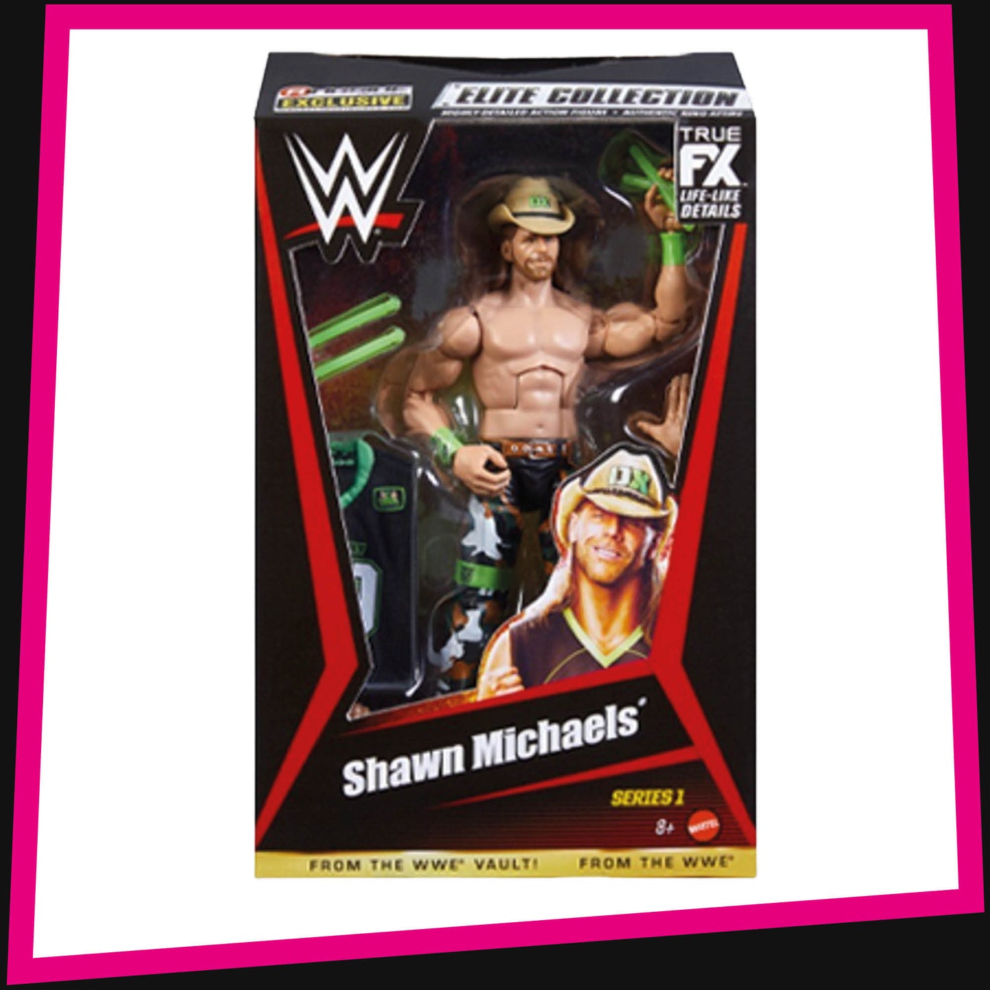 Shawn Michaels - Elite Collection From The Vault Series 1 Ringside Collectibles Exclusive WWE Mattel *PRE-ORDER: ETA JULY 2024*