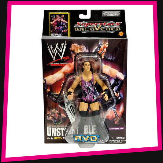 RVD - WWE Superstars Uncovered 2002 Jakks Pacific MOC