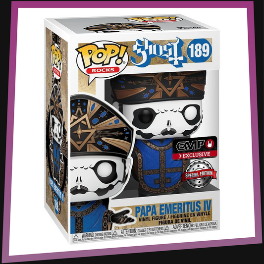 Papa Emeritus IV - Ghost EMP Exclusive Special Edition #189 Funko POP! Rocks 3.75"