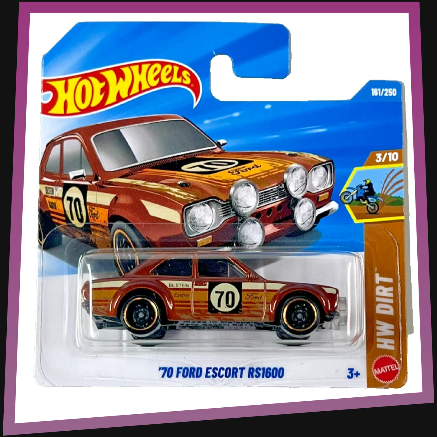 '70 Ford Escort RS1600 - 161/250 Hot Wheels 1:64 JJK08