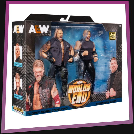 "Cope" Adam Copeland vs. Christian Cage - Worlds End UK Exclusive AEW PPV Collection Jazwares *PRE-ORDER: ETA LATE OCT*