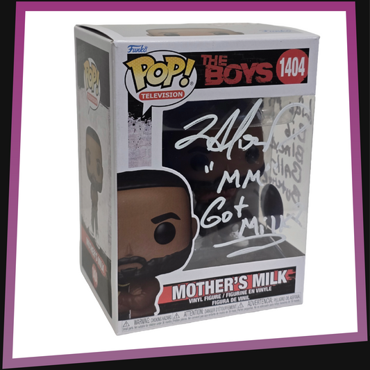 Mother's Milk signed by Laz Alonso - The Boys #1404 Funko POP! Television 3.75"