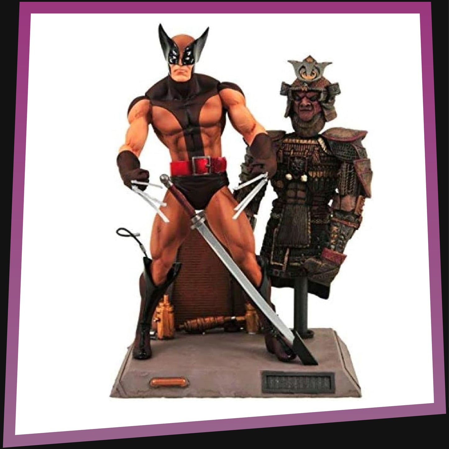 Brown Uniform Wolverine - 7" PVC Diorama Statue by Diamond Select Marvel