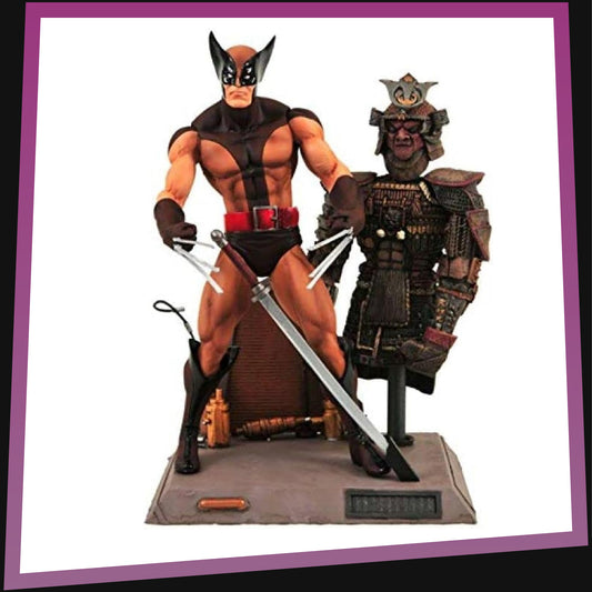 Brown Uniform Wolverine - 7" PVC Diorama Statue by Diamond Select Marvel