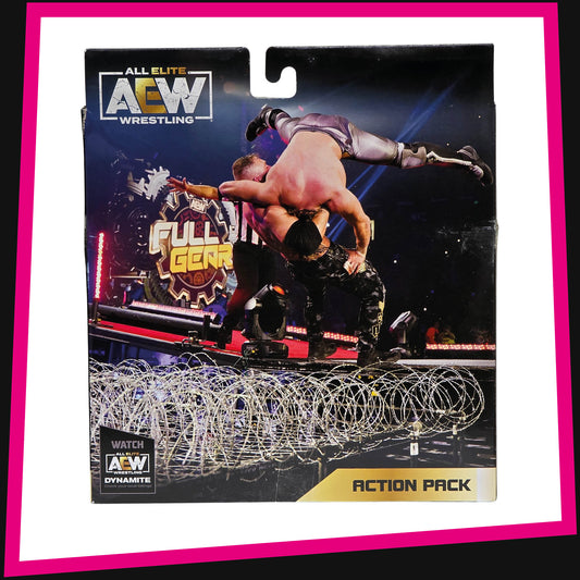 Barbed Wire Accessory Action Pack - US Exclusive AEW Jazwares