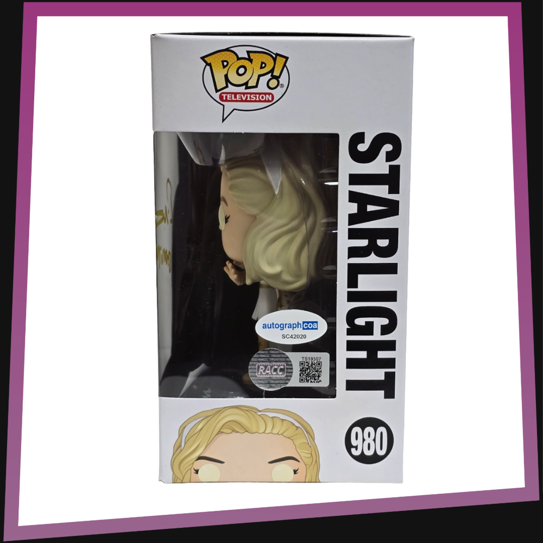 Starlight signed by Erin Moriarty - The Boys #980 Funko POP! Television 3.75"