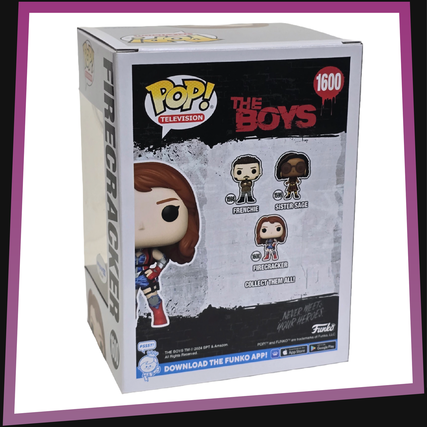 Firecracker signed by Valorie Curry - The Boys #1600 Funko POP! Television 3.75"