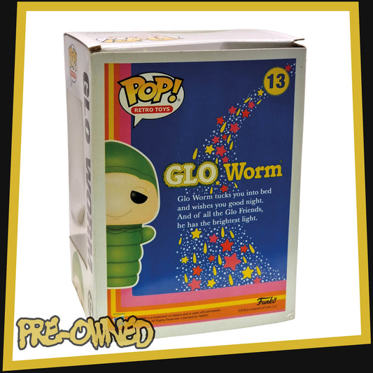 Glo Worm - Glo Worm GITD #13 Funko POP! Vinyl Retro Toys 3.75"