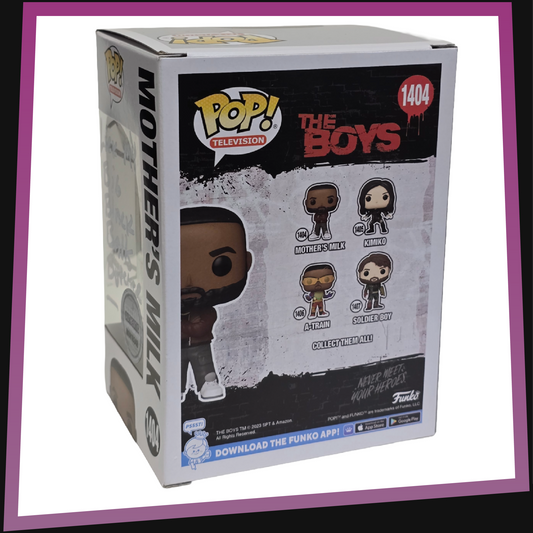 Mother's Milk signed by Laz Alonso - The Boys #1404 Funko POP! Television 3.75"