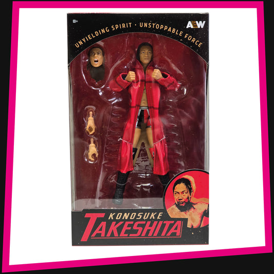 "The Alpha" Konosuke Takeshita - Ringside Collectibles Exclusive AEW Unrivaled Collection Jazwares