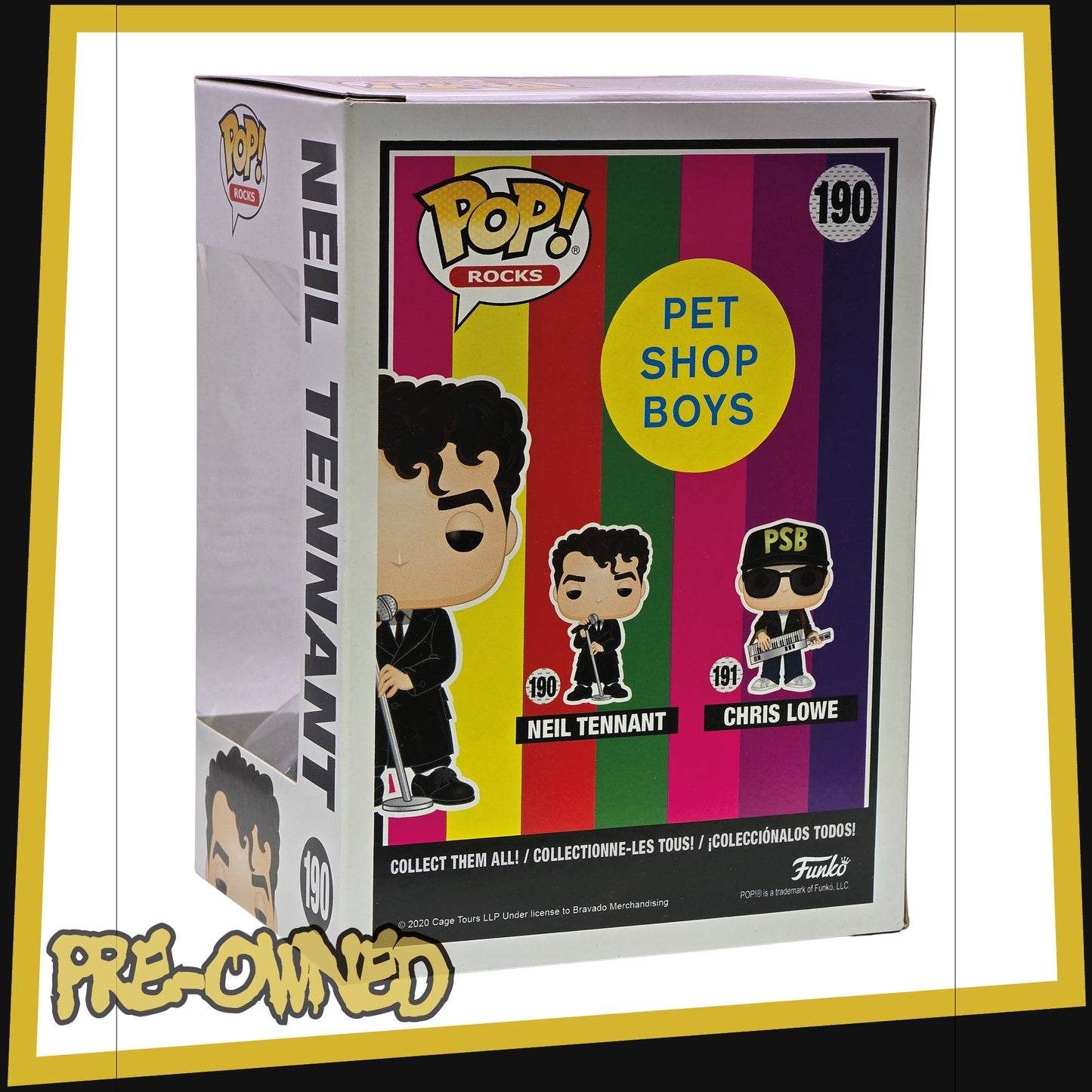 Neil Tennant - Pet Shop Boys #190 Funko POP! Rocks Vinyl 3.75"