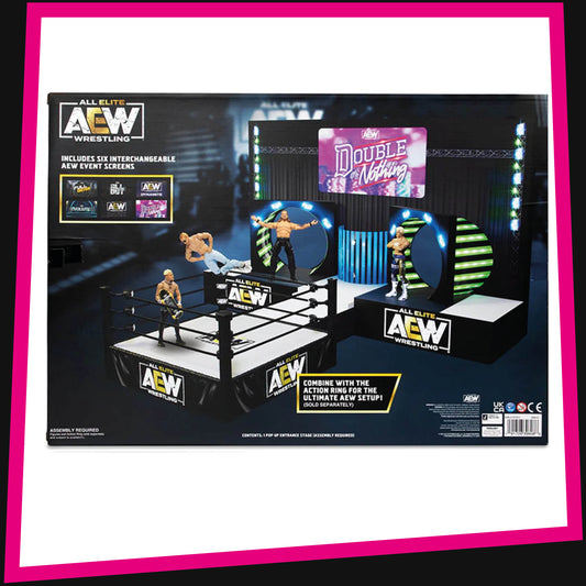 AEW Pop Up Entrance Stage Playset - Unrivaled Collection AEW Jazwares