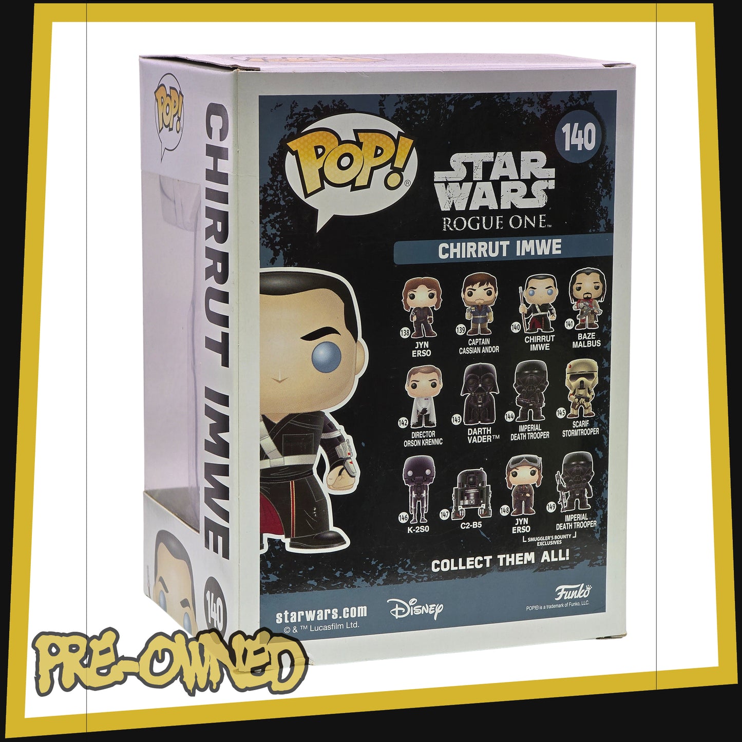 Chirrut Imwe - Star Wars #140 Funko POP! Vinyl 3.75"