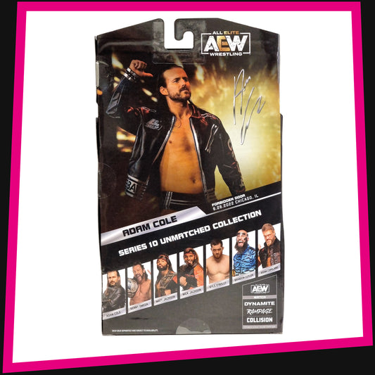 Adam Cole - Chase Edition (Missing Window Sticker) AEW Unmatched Collection: Series 10 #80 Jazwares