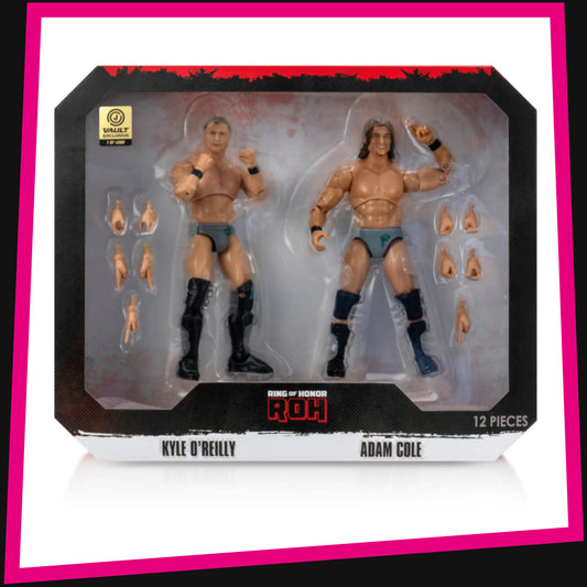 Adam Cole and Kyle O’Reilly - 1/4000 ROH Ring of Honor Vault Exclusive Jazwares