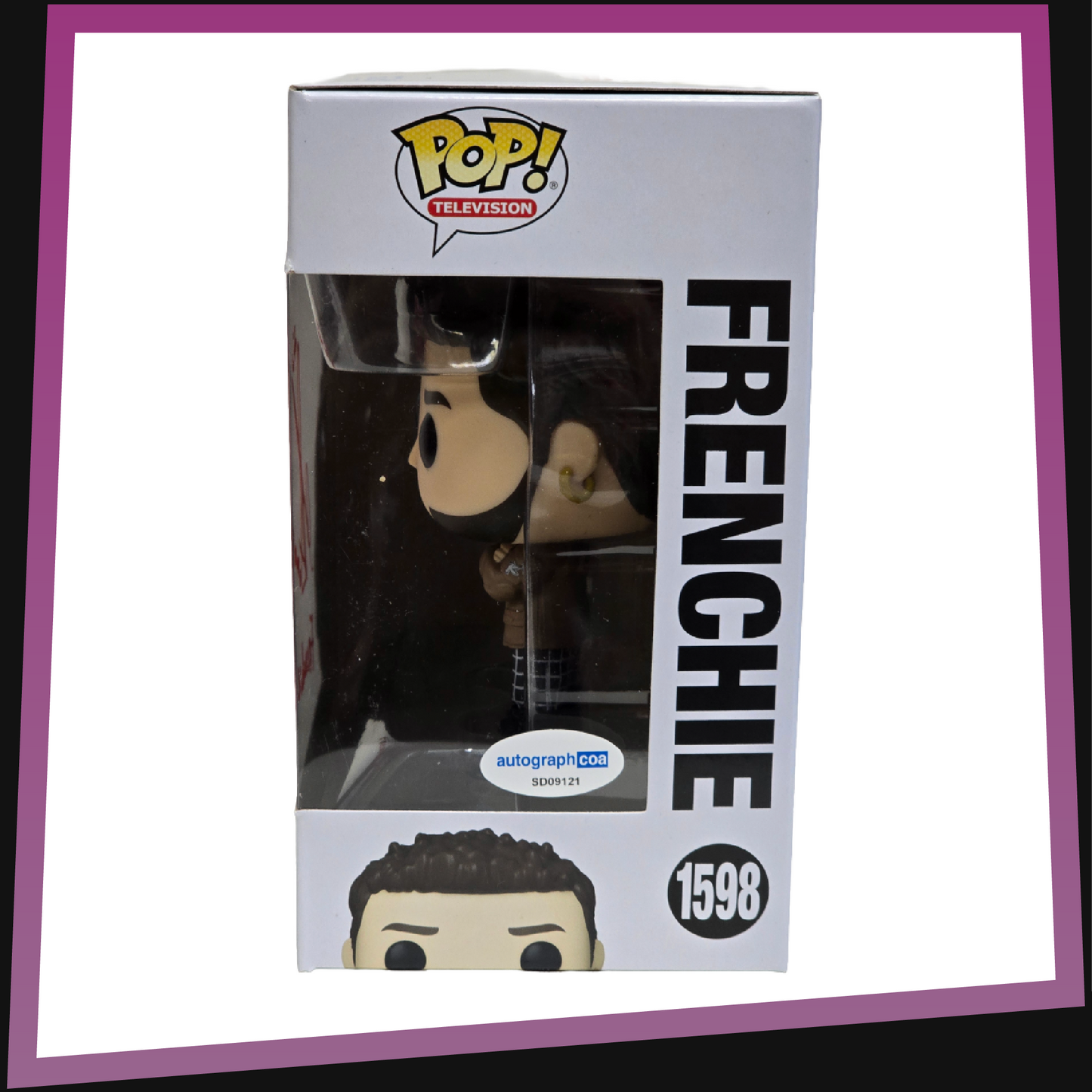 Frenchie signed by Tomer Capone- The Boys #1598 Funko POP! Television 3.75"