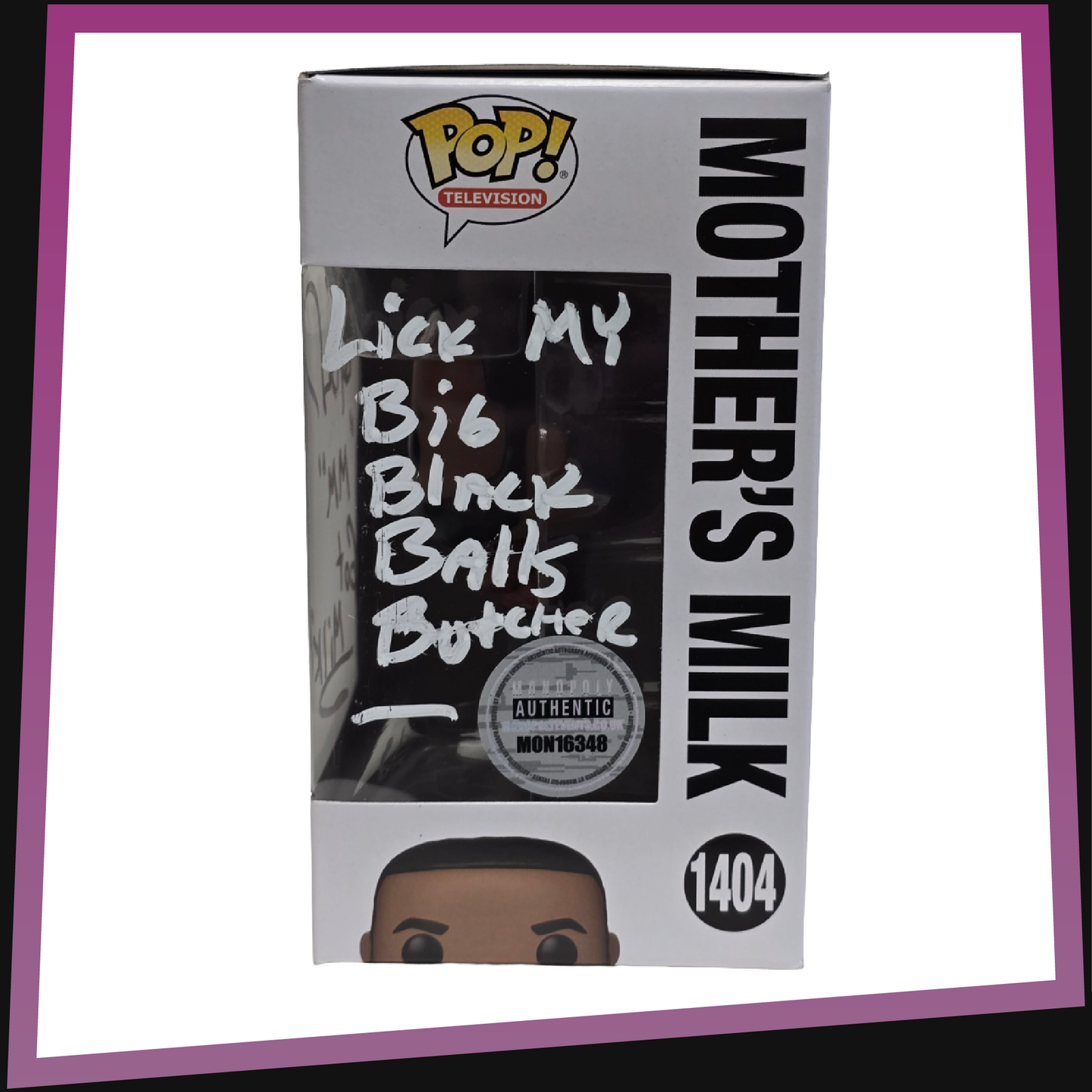 Mother's Milk signed by Laz Alonso - The Boys #1404 Funko POP! Television 3.75"