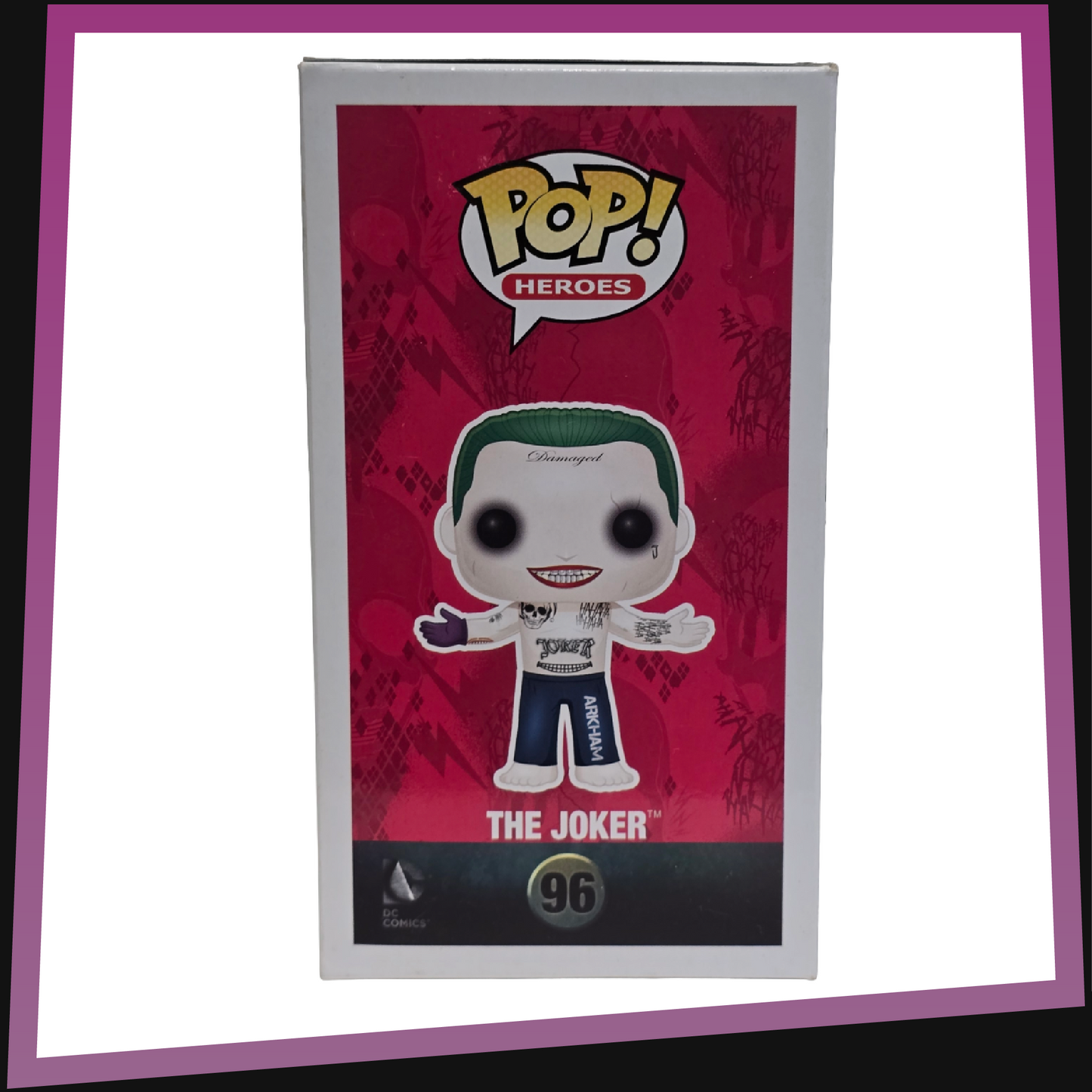 The Joker signed by Jared Leto - Suicide Squad #96 Funko POP! Heroes 3.75"