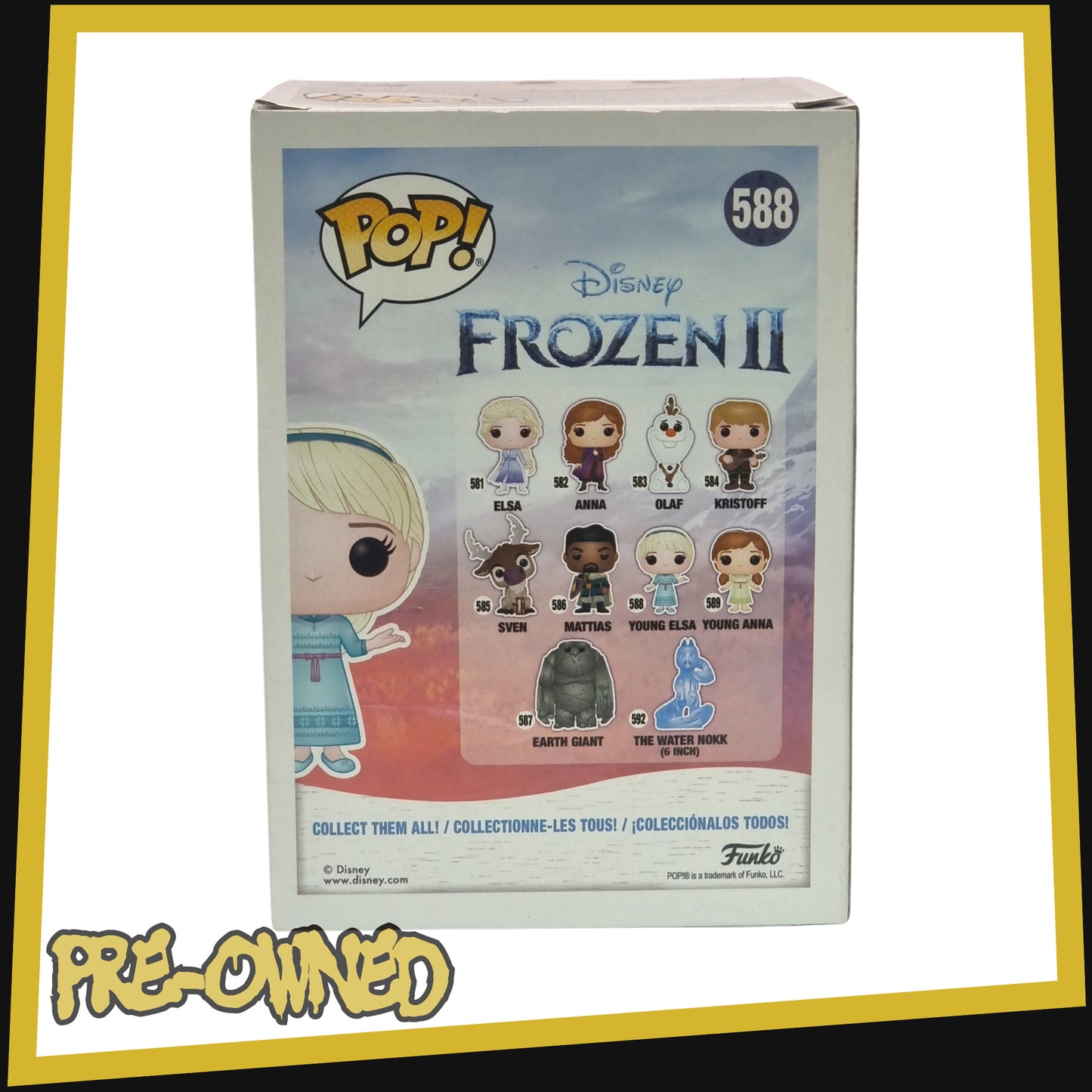 Young Elsa - Frozen 2 #588 Funko POP! Vinyl Disney 3.75"