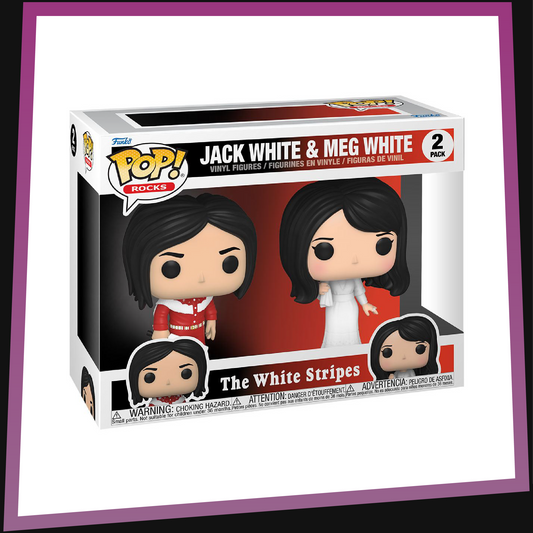 Jack White & Meg White - The White Stripes Funko POP! Vinyl Rocks 3.75"
