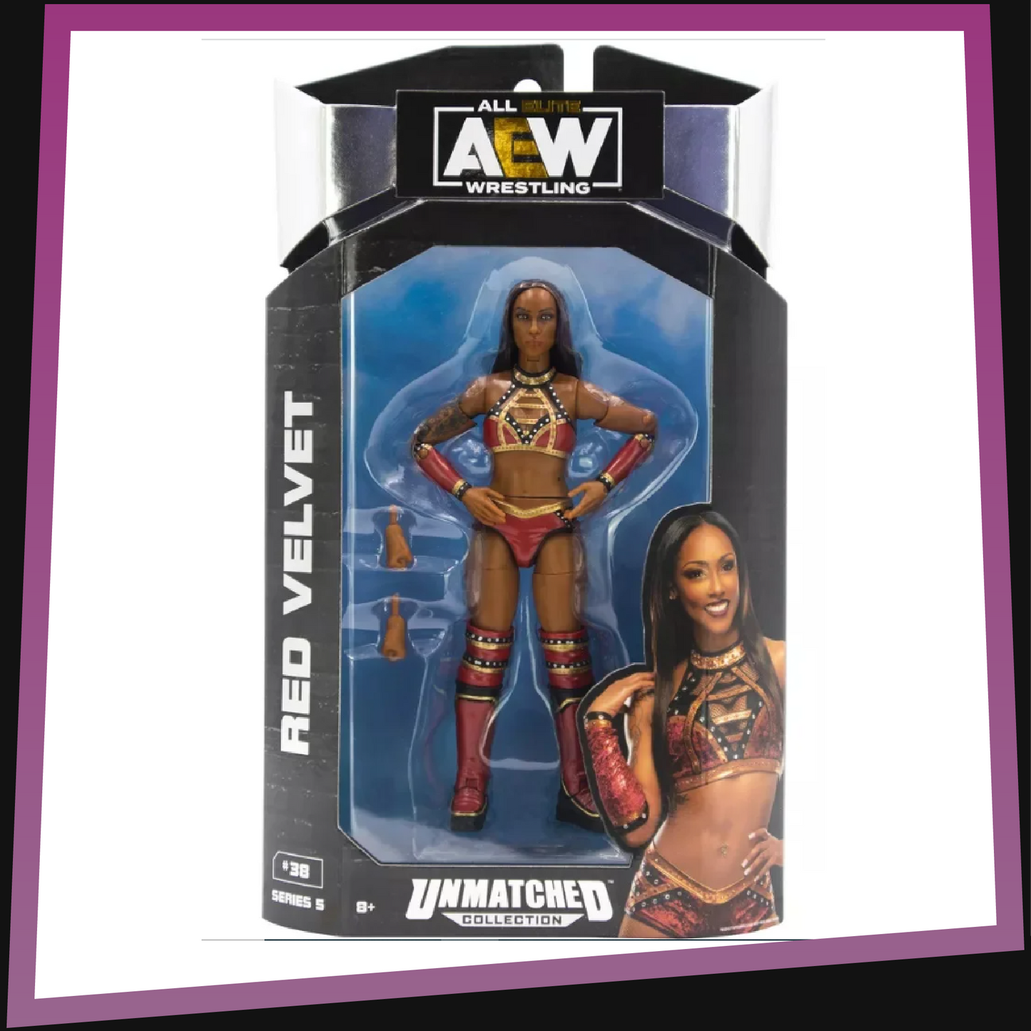 Red Velvet - AEW Unmatched Collection: Series 5 #38 Jazwares *US Import*